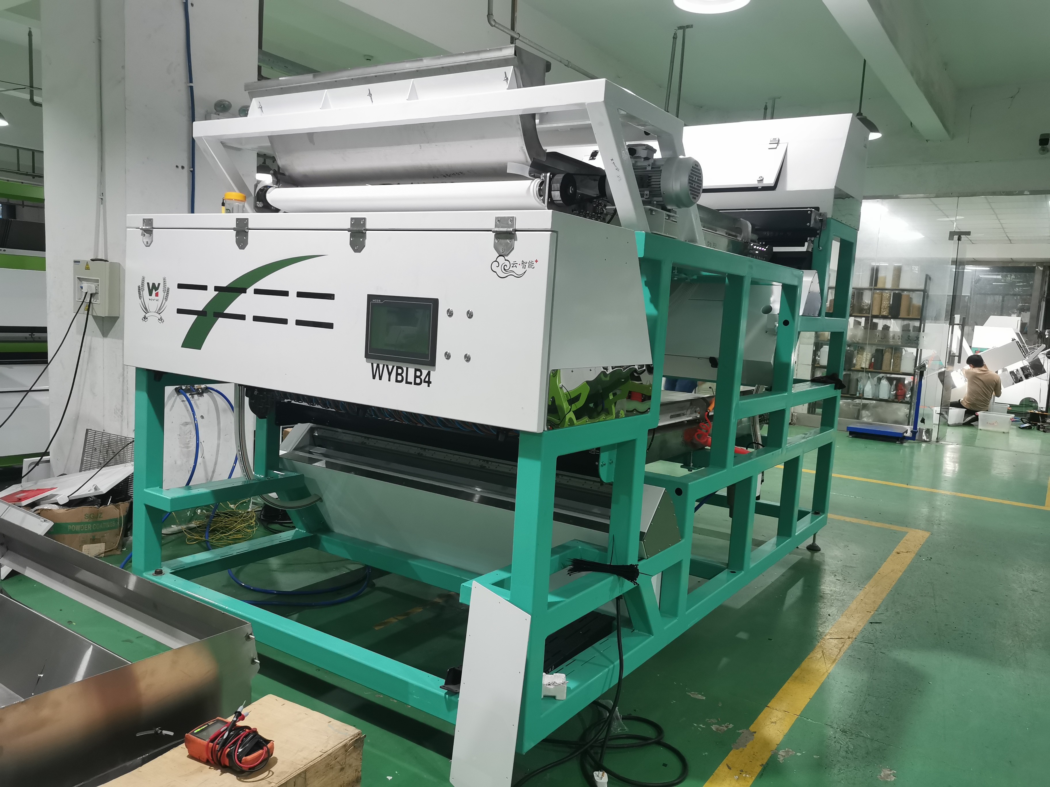 High performance Quartz Stone Color Sorter Machine Barite Color Sorting ...