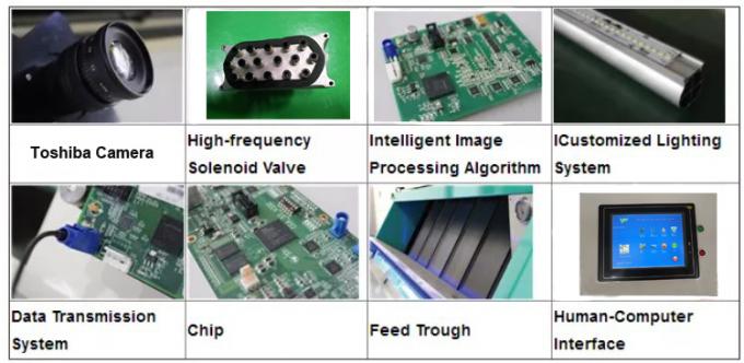 6 Chute Intelligent Optical CCD Camera PET PVC HDPE Plastic Color Sorter Machine Wifi Remote 5