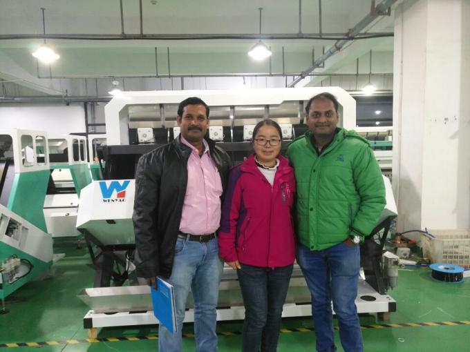 10 Chute Green Blue Brown White Glass Color Sorter Machine for Color Sorting with WiFi Remote 12