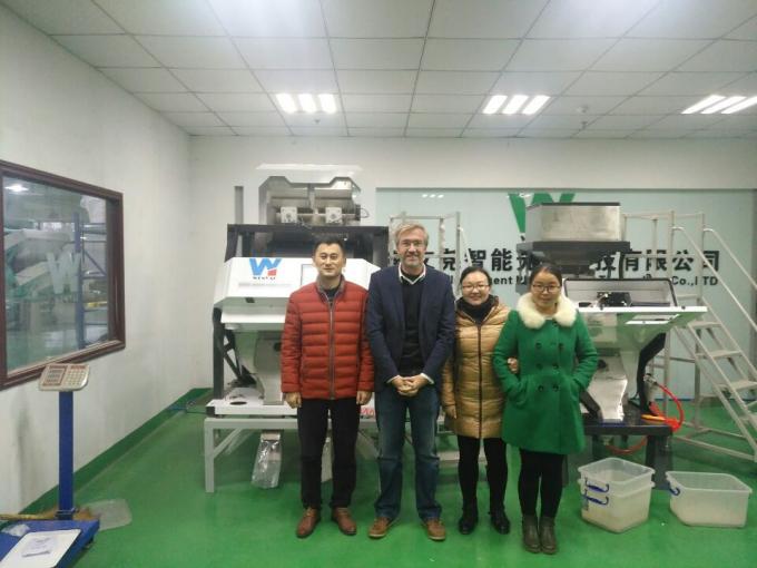 10 Chute Green Blue Brown White Glass Color Sorter Machine for Color Sorting with WiFi Remote 14