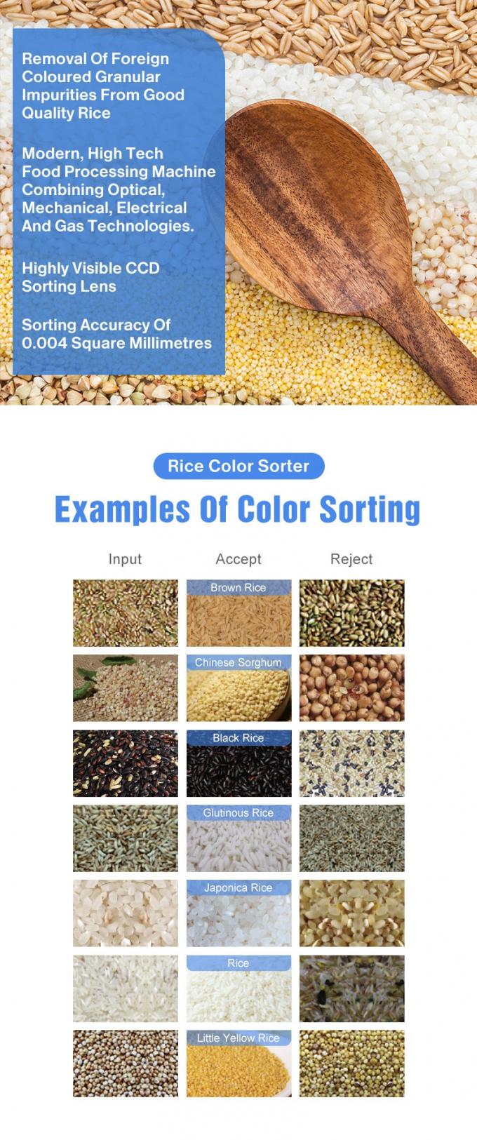 Wenyao 5 Chute Multifunction Sorghum Corn Maize Wheat Barley Rice Color Sorting Machine 9