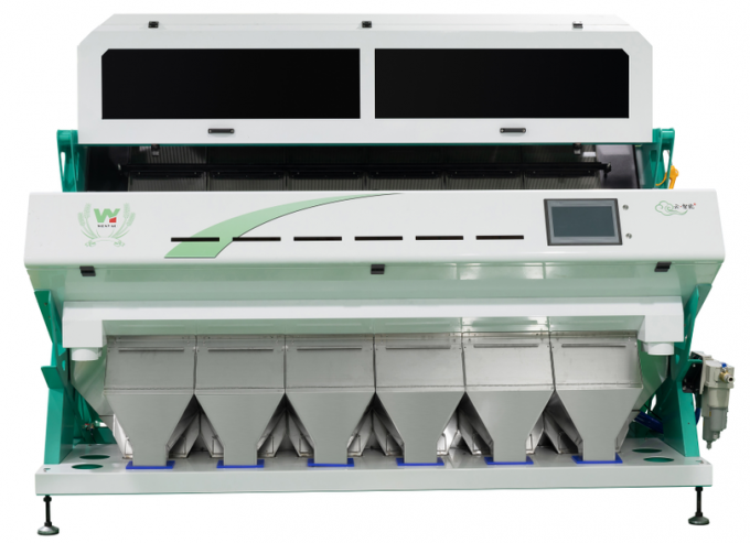 Intelligent 6 Chute Cashew Nut Color Sorting Machine with Toshiba CCD Sensor and RGB Camera 5