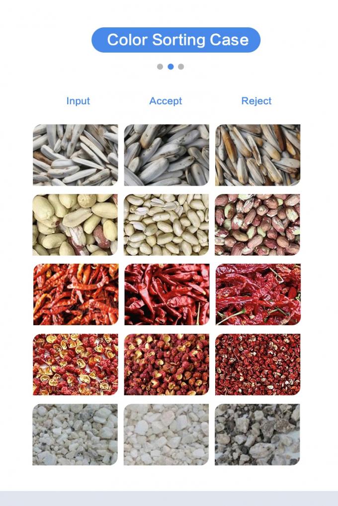 Industrial Tomato Cherry Color Sorter Machine 1000kg/h Stainless Steel 3