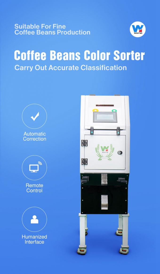 Weanyao Multifunction Customizable CCD Camera Green and Roasted Coffee Bean Color Sorting Machine 0