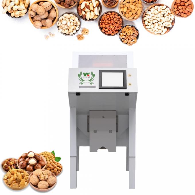 Accuracy CCD Camera Automatic Macadamia Nut Color Sorting Machine 0